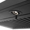 48 In. Crownsound™ Ducted Vent Wall Mount Range Hood In Black Stainless Steel With Built-in Bluetooth Speakers
