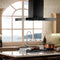 36 in. Convertible Island Mount Range Hood