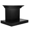 24 In. Crownsound™ Ducted Vent Wall Mount Range Hood In Black Stainless Steel With Built-in Bluetooth Speakers