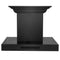 24 In. Crownsound™ Ducted Vent Wall Mount Range Hood In Black Stainless Steel With Built-in Bluetooth Speakers