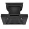 24 In. Crownsound™ Ducted Vent Wall Mount Range Hood In Black Stainless Steel With Built-in Bluetooth Speakers