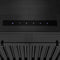 24 In. Crownsound™ Ducted Vent Wall Mount Range Hood In Black Stainless Steel With Built-in Bluetooth Speakers