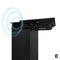 36 In. Crownsound™ Ducted Vent Wall Mount Range Hood In Black Stainless Steel With Built-in Bluetooth Speakers