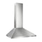36Inch Convertible European Style WallMounted Chimney Range Hood, 380 MAX Blower CFM, LED Light