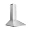 30Inch Convertible WallMount Pyramidal Chimney Range Hood, 450 Max CFM,