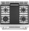 Café 30" Smart Slide-in, Front-control, Dual-fuel Range With Warming Drawer