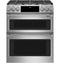 Café 30" Smart Slide-in, Front-control, Dual-fuel, Double-oven Range With Convection