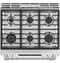 Café 30" Smart Slide-in, Front-control, Dual-fuel, Double-oven Range With Convection