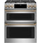 Café 30" Smart Slide-in, Front-control, Dual-fuel, Double-oven Range With Convection