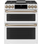 30" Smart Slide-in, Front-control, Dual-fuel, Double-oven Range With Convection