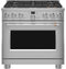 36" Smart Dual-fuel Commercial-style Range With 6 Burners (natural Gas)