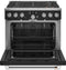 36" Smart Dual-fuel Commercial-style Range With 6 Burners (natural Gas)