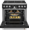 36" Smart Dual-fuel Commercial-style Range With 6 Burners (natural Gas)