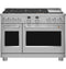 48" Smart Dual-fuel Commercial-style Range With 6 Burners And Griddle (natural Gas)
