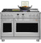 48" Smart Dual-fuel Commercial-style Range With 6 Burners And Griddle (natural Gas)