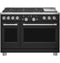 48" Smart Dual-fuel Commercial-style Range With 6 Burners And Griddle (natural Gas)