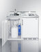 48" Wide All-In-One Kitchenette, No Plumbing Needed
