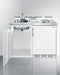 48" Wide All-In-One Kitchenette, No Plumbing Needed