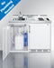 48" Wide All-In-One Kitchenette, No Plumbing Needed