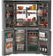 Energy Star® 28.3 Cu. Ft. Smart Quad-door Refrigerator In Platinum Glass With Dual-dispense Autofill Pitcher