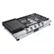 36” Smart Gas Cooktop With Ultraheat™ 22k Btu Dual Burner And Led Knobs