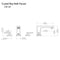 Crystal Bay Widespread Bath Faucet In Chrome