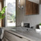 Autograph Edition Crystal Bay Widespread Bath Faucet In Matte Black