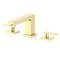 Autograph Edition Crystal Bay Widespread Bath Faucet In Polished Gold