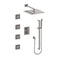 Crystal Bay Thermostatic Shower System with Body Jets