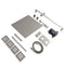 Crystal Bay Thermostatic Shower System with Body Jets