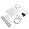Crystal Bay Thermostatic Shower System with Body Jets