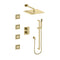Autograph Edition Crystal Bay Thermostatic Shower System with Body Jets