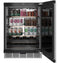 Beverage Center In Platinum Glass