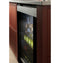 Beverage Center In Platinum Glass