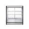 31 in. 4-Tier Commercial Countertop Display Refrigerator in Stainless-Steel