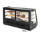 48 in. Countertop Bakery Display Refrigerator in Black, 7 cu. ft