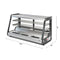 48 in. Countertop Bakery Display Refrigerator in Stainless Steel, 7 cu. ft