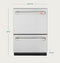 Dishwasher Double Drawer