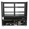48 in. Refrigerated Bakery Display Case, Stainless Steel Frame, Curved Glass Front, 13 cu. ft