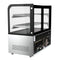 48 in. Refrigerated Bakery Display Case, Stainless Steel Frame, Curved Glass Front, 13 cu. ft