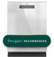 Customfit Energy Star Stainless Interior Smart Dishwasher With Ultra Wash Top Rack And Led Lights, 39 Dba In Platinum Glass