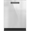 Customfit Energy Star Stainless Interior Smart Dishwasher With Ultra Wash Top Rack And Led Lights, 39 Dba In Platinum Glass