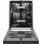 Customfit Energy Star Stainless Interior Smart Dishwasher With Ultra Wash Top Rack And Led Lights, 39 Dba In Platinum Glass