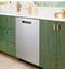 Customfit Energy Star Stainless Interior Smart Dishwasher With Ultra Wash Top Rack And Led Lights, 39 Dba In Platinum Glass