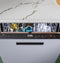 Customfit Energy Star Stainless Interior Smart Dishwasher With Ultra Wash Top Rack And Led Lights, 39 Dba In Platinum Glass