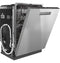 Customfit Energy Star Stainless Interior Smart Dishwasher With Ultra Wash Top Rack And Led Lights, 39 Dba In Platinum Glass
