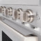 30 In. 4.2 Cu. Ft. Classic Dual Fuel Range With 4 Burner Gas Cooktop And Electric Convection Oven In Stainless Steel