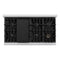 48 In. 6.7 Cu. Ft. Classic Double Oven Dual Fuel Range With 8 Burner Gas Cooktop In Stainless Steel