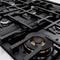 48 In. 6.7 Cu. Ft. Classic Double Oven Dual Fuel Range With 8 Burner Gas Cooktop In Satin Stainless Steel With Black Matte Doors