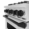 Autograph Edition 30 In. 4.2 Cu. Ft. Classic Dual Fuel Range With 4 Burner Gas Cooktop And Electric Convection Oven In Satin Stainless Steel With Matte Black Accents